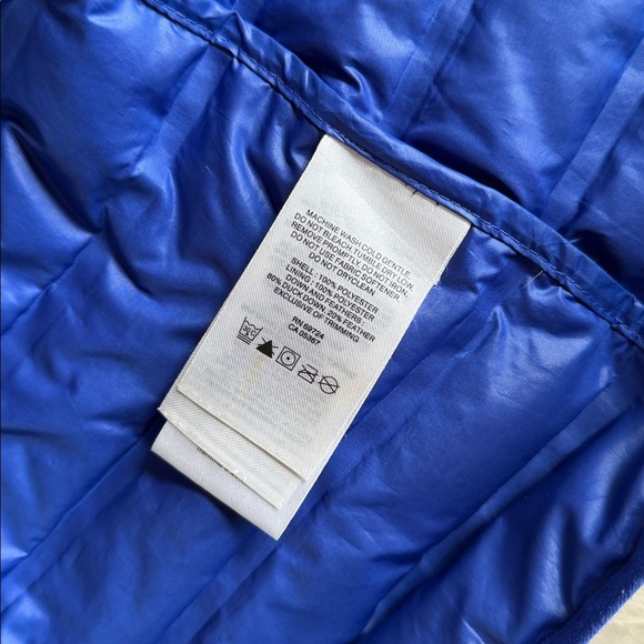 Columbia Women's Vibrant Blue Down Puffer Jacket zip-up sz M medium winter coat - Picture 10 of 10
